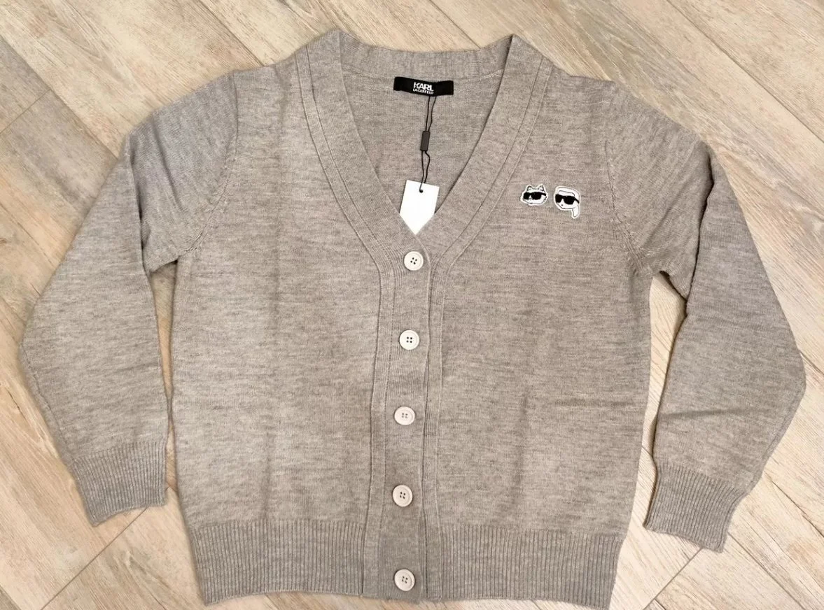 Кардиган женский Karl Lagerfeld новый S, M (серый) - миниатюра 5