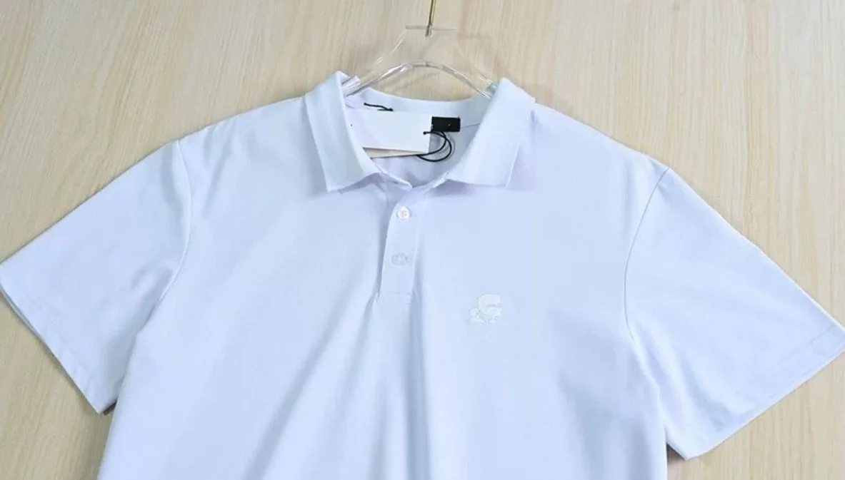 Поло рубашка Karl Lagerfeld мужская новая белая 2XL - миниатюра 2