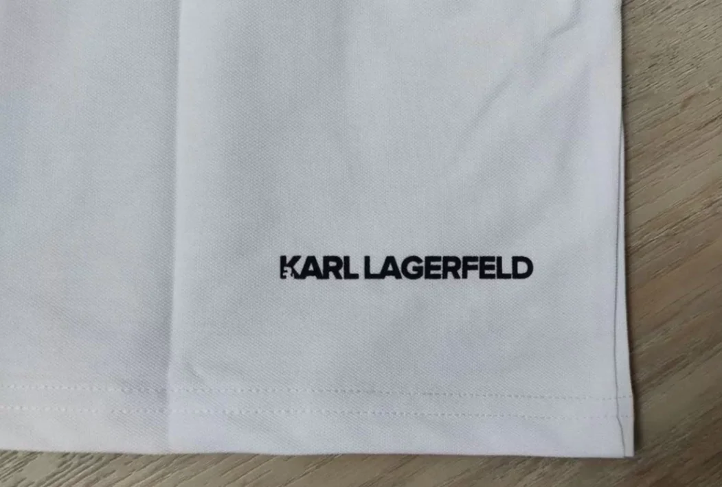 Поло рубашка Karl Lagerfeld мужская новая белая 2XL - миниатюра 6