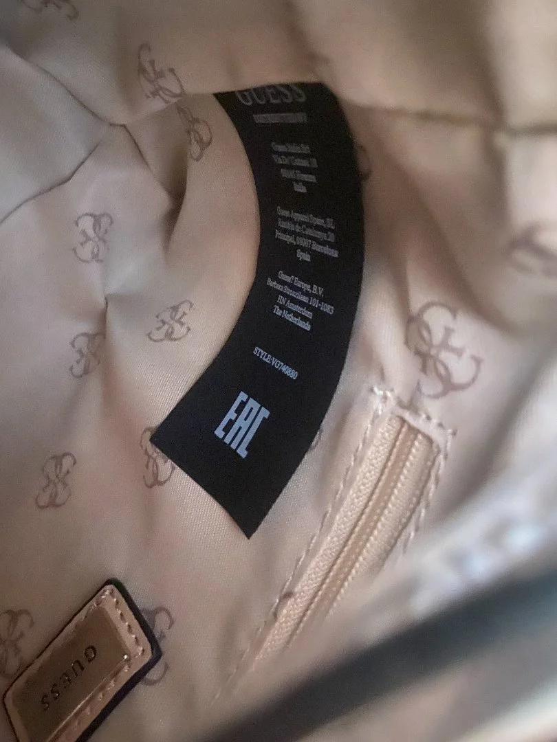 Сумка женская Guess мини черная новая с бирками - миниатюра 6