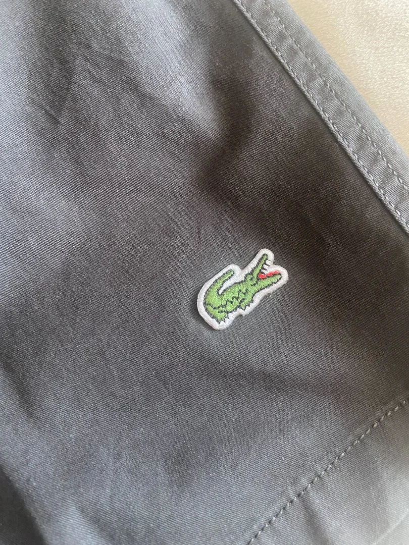 Шорты мужские Lacoste новые оригинал XL серые - миниатюра 4