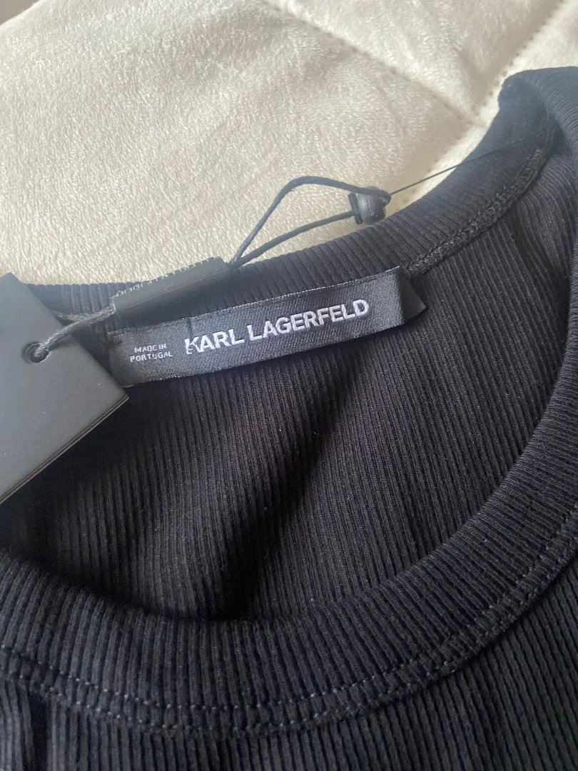 Майка женская топ Karl Lagerfeld черный новый M, L - миниатюра 5