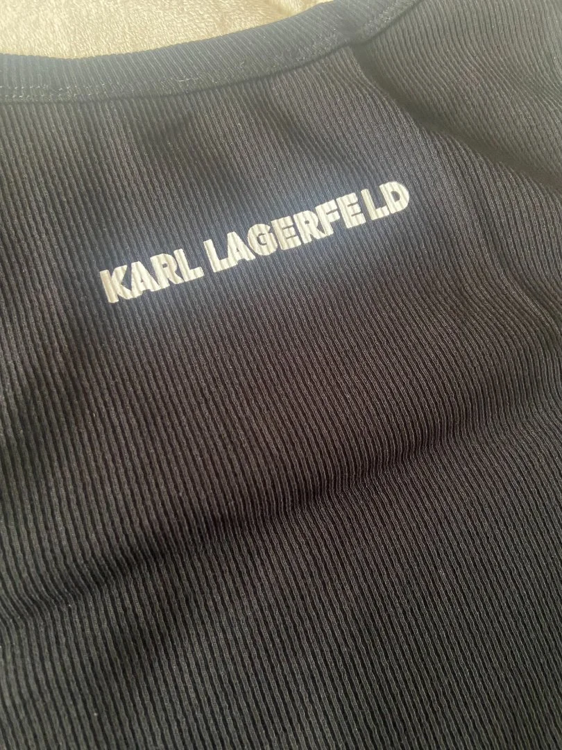 Майка женская топ Karl Lagerfeld черный новый M, L - миниатюра 7