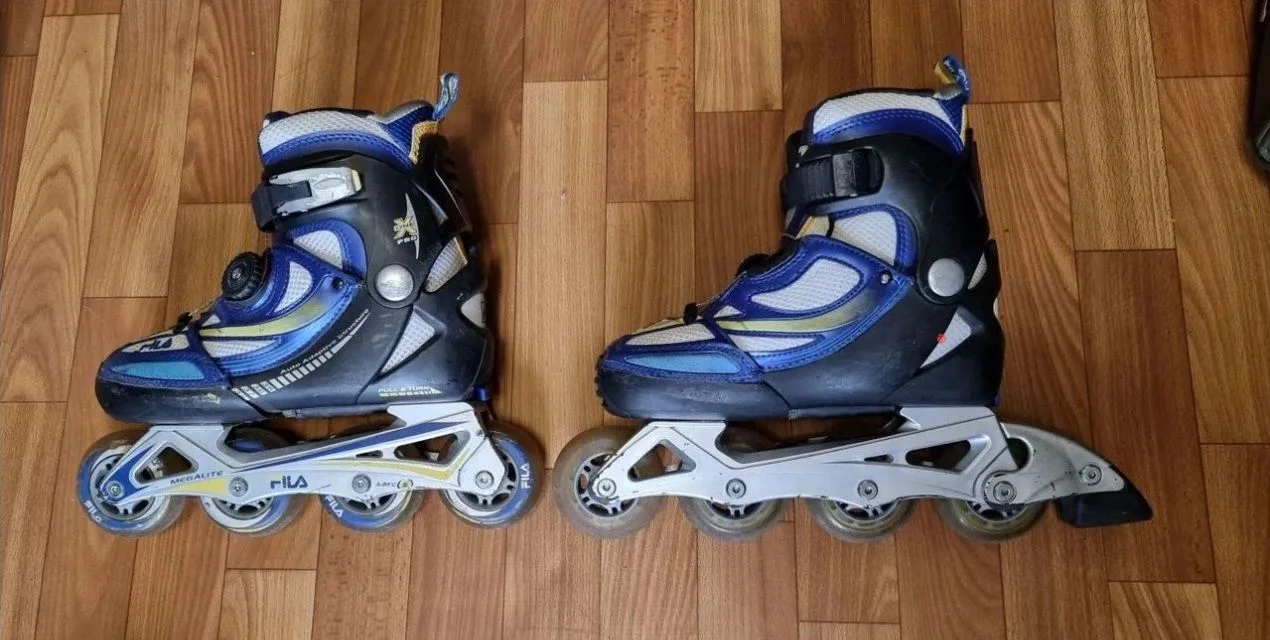 Ролики детские раздвижные Fila x-one pro (35-38) - изображение 1