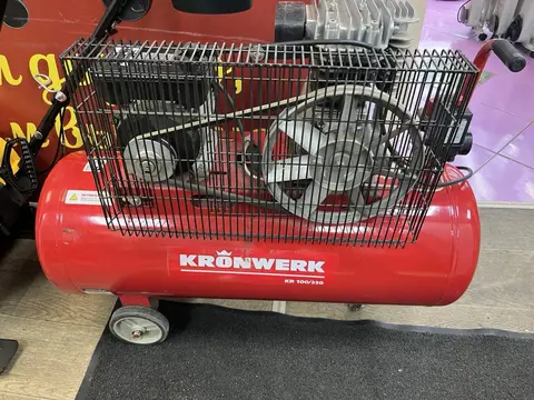 Компрессор воздушный KR 100/350, 2,2 кВт, 350 л/мин, 100 л, ременная передача// Kronwerk