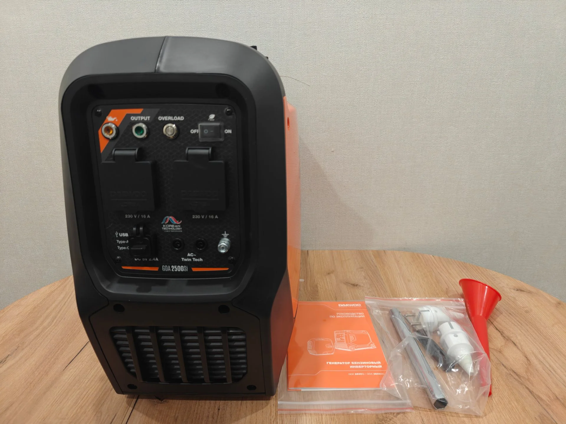 Бензиновый инверторный генератор Daewoo GDA 2500Si - миниатюра 9