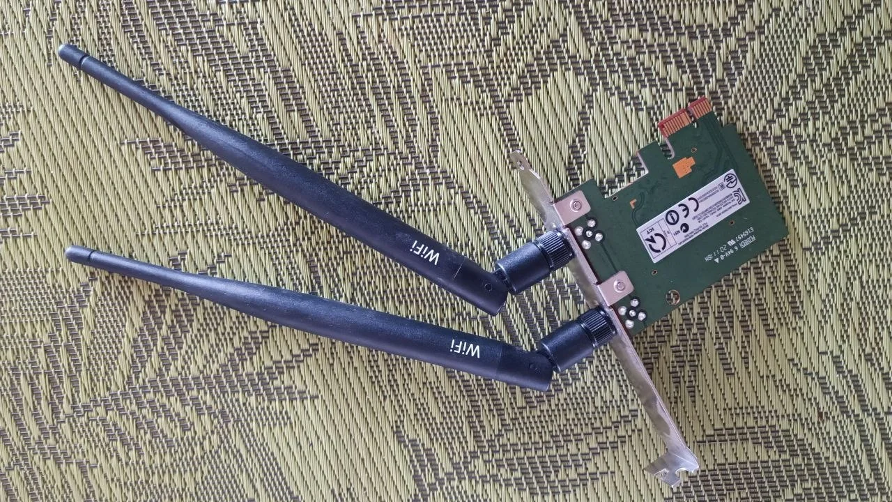 PCI-Express Wi-Fi адаптер для ПК (сетевая карта WLAN) - миниатюра 2