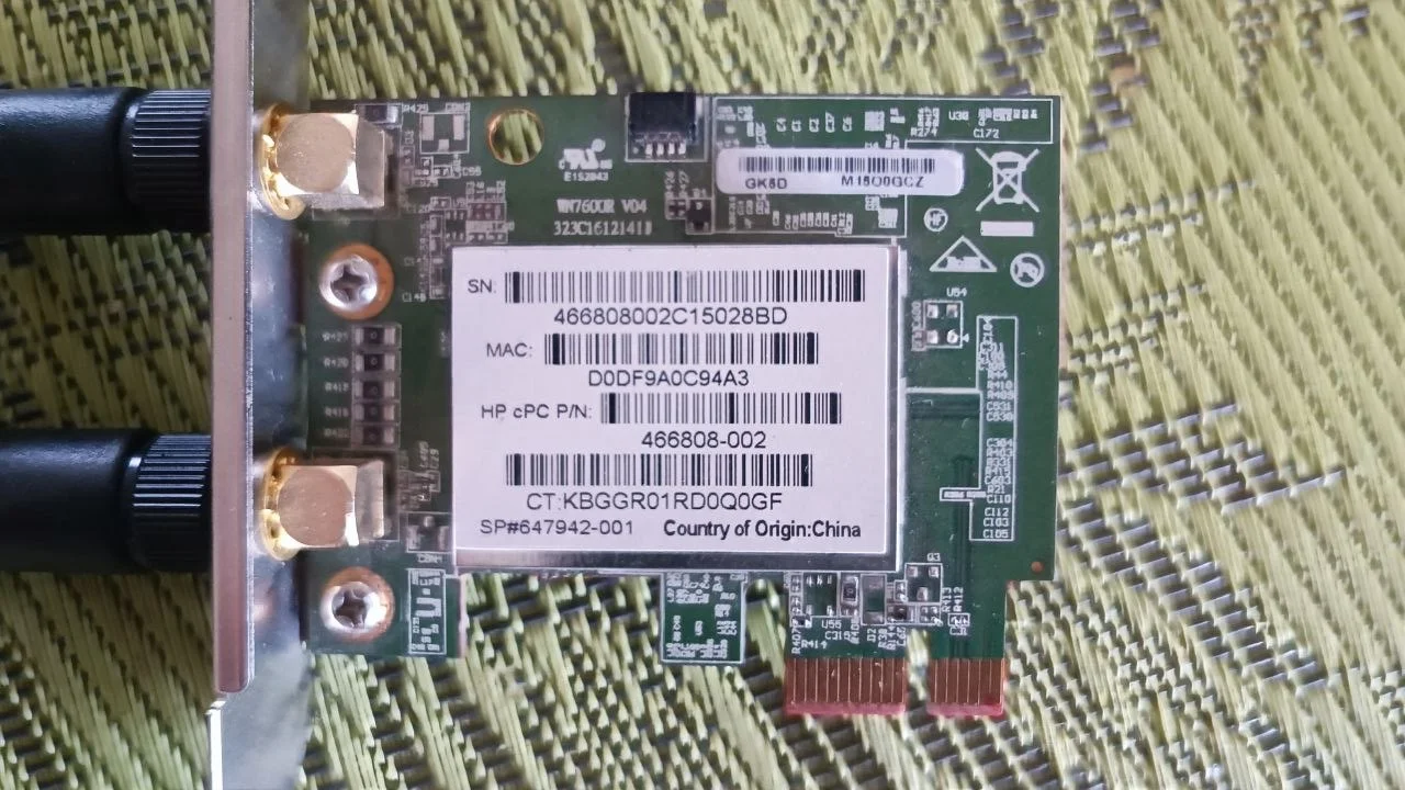 PCI-Express Wi-Fi адаптер для ПК (сетевая карта WLAN) - миниатюра 3