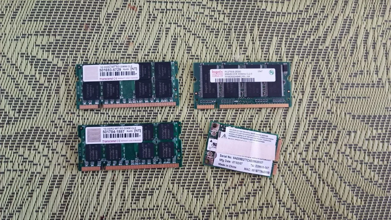Оперативная память DDR2 SODIMM 667MHz PC2-5300 1GB / 2GB для ноутбука - миниатюра 3