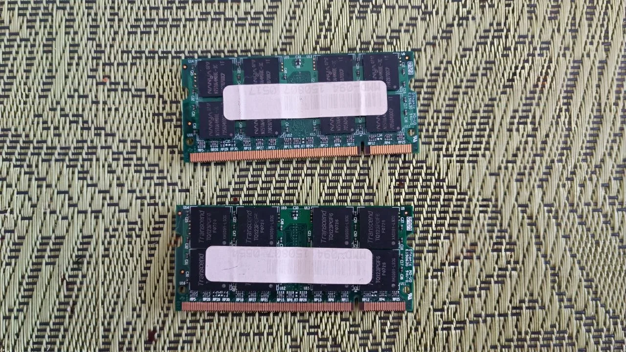 Оперативная память DDR2 SODIMM 667MHz PC2-5300 1GB / 2GB для ноутбука - миниатюра 5