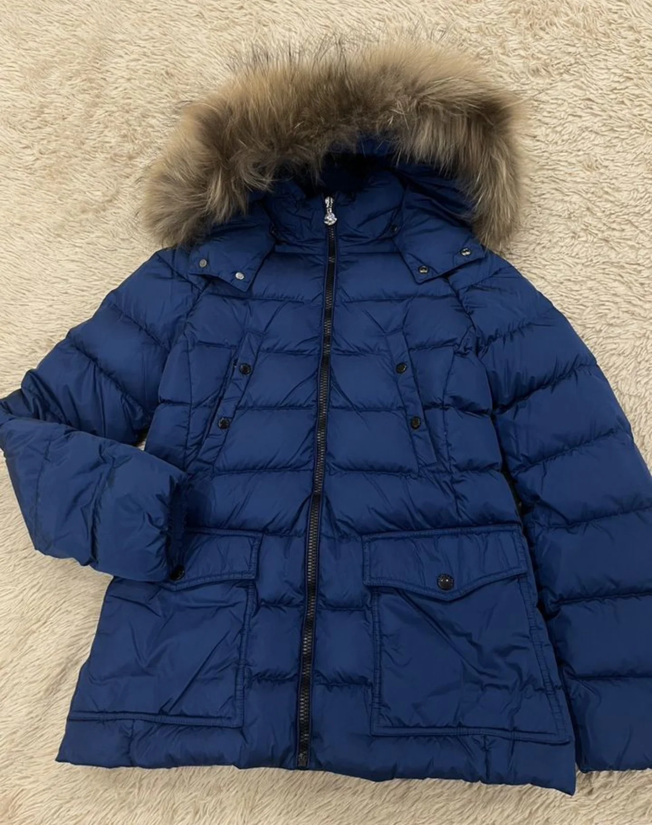 Пуховик зимний  Moncler на девочку р 164 - миниатюра 3