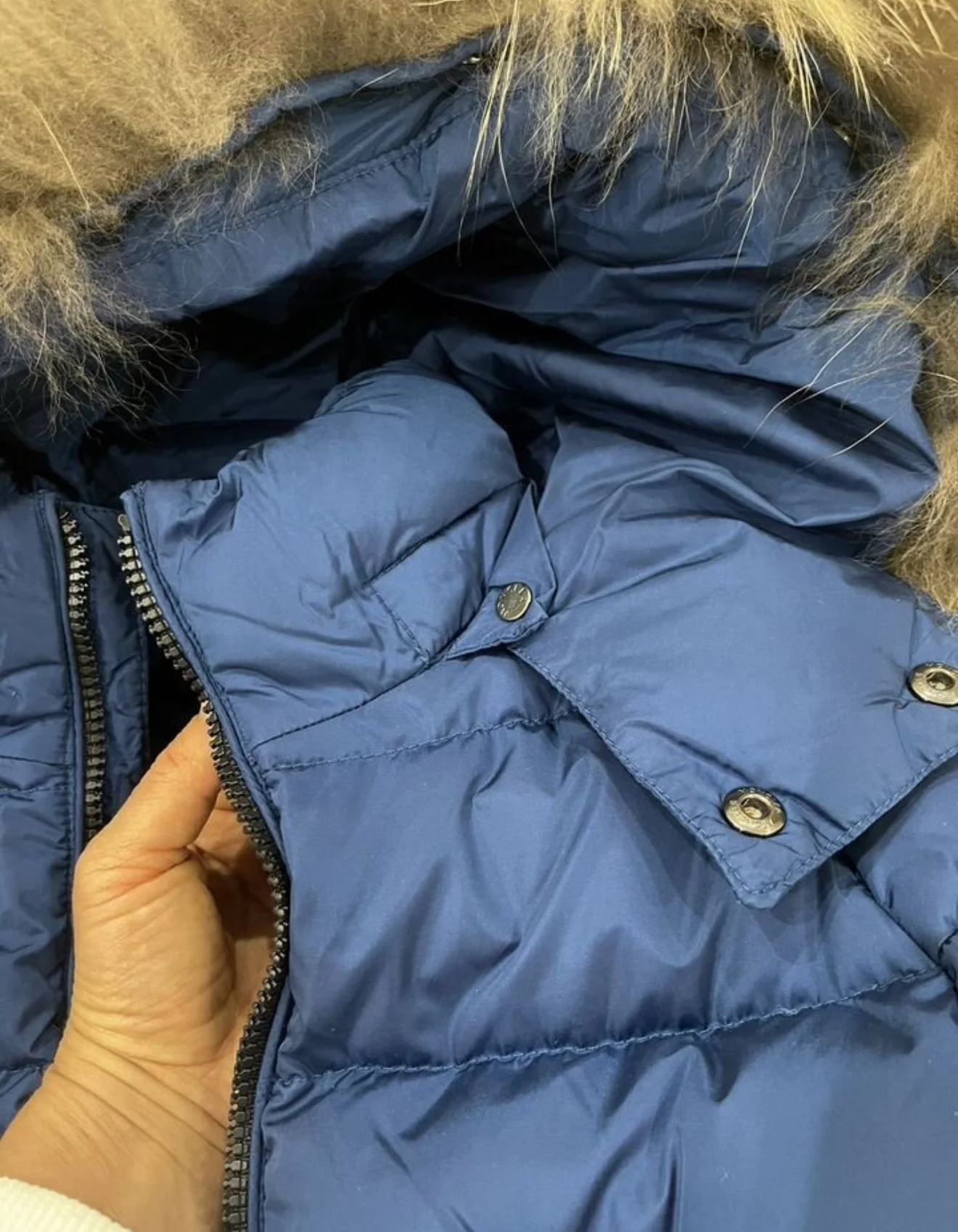 Пуховик зимний  Moncler на девочку р 164 - миниатюра 5