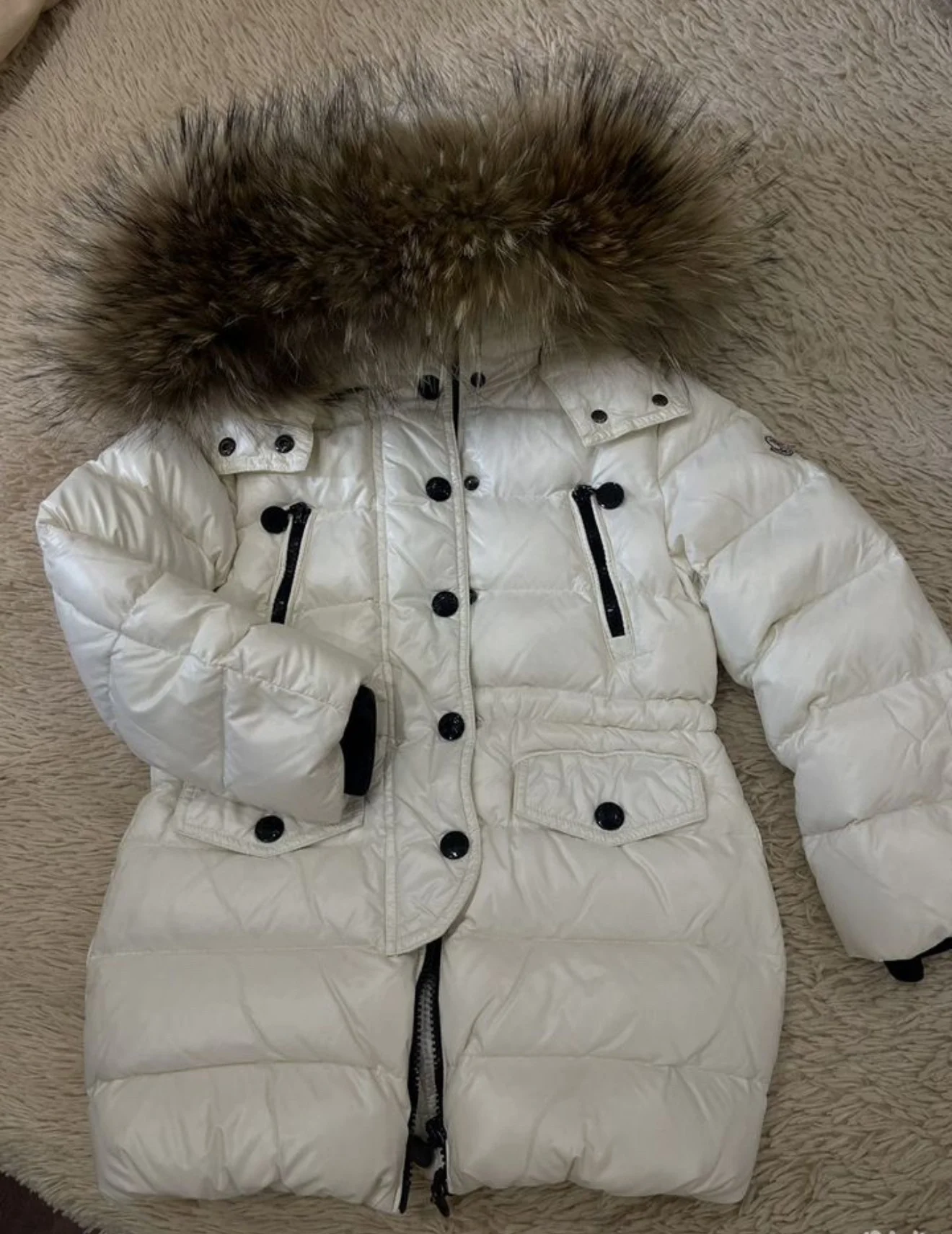 Пуховик moncler на девочку р 116 оригинал - изображение 1