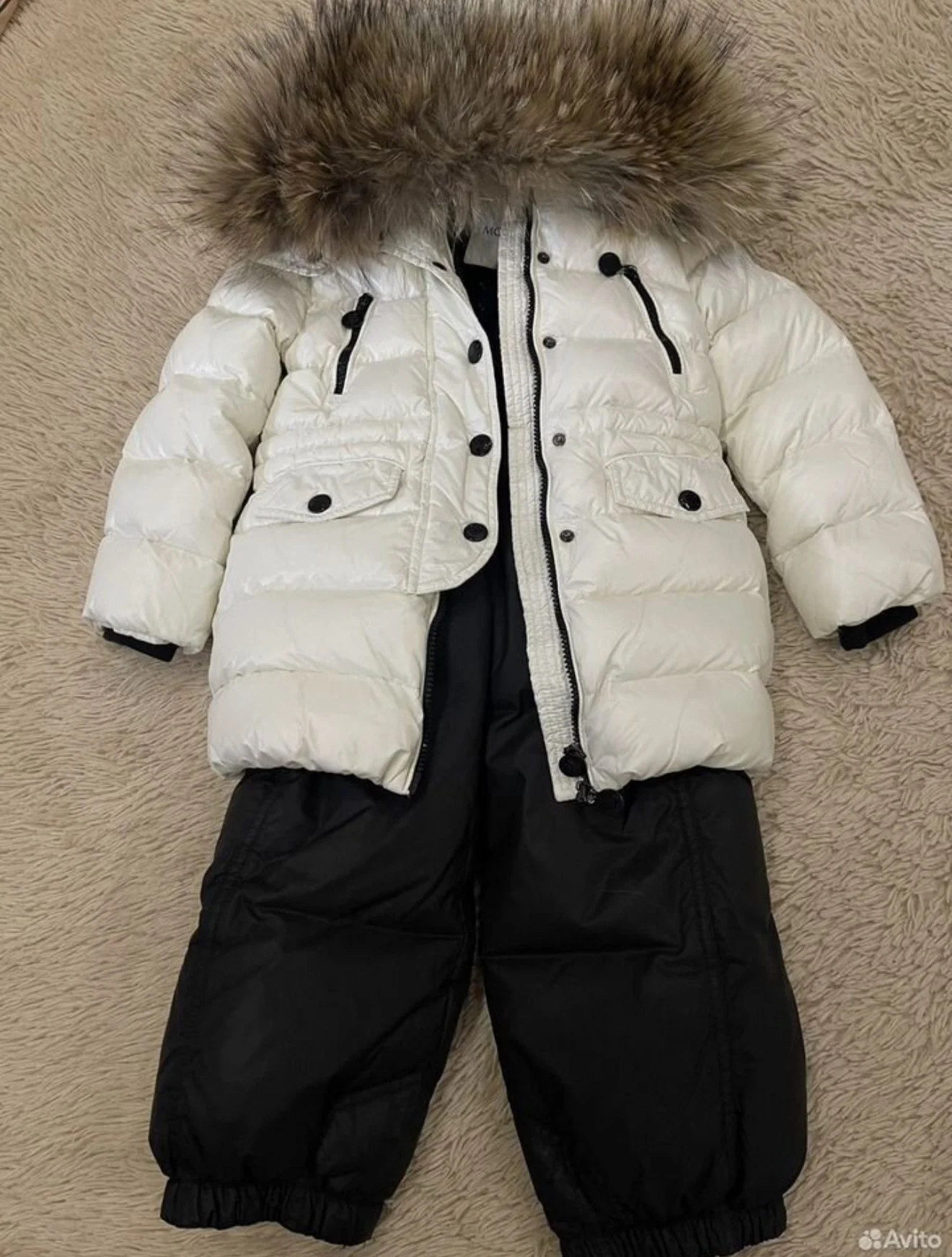 Пуховик moncler на девочку р 116 оригинал - миниатюра 4