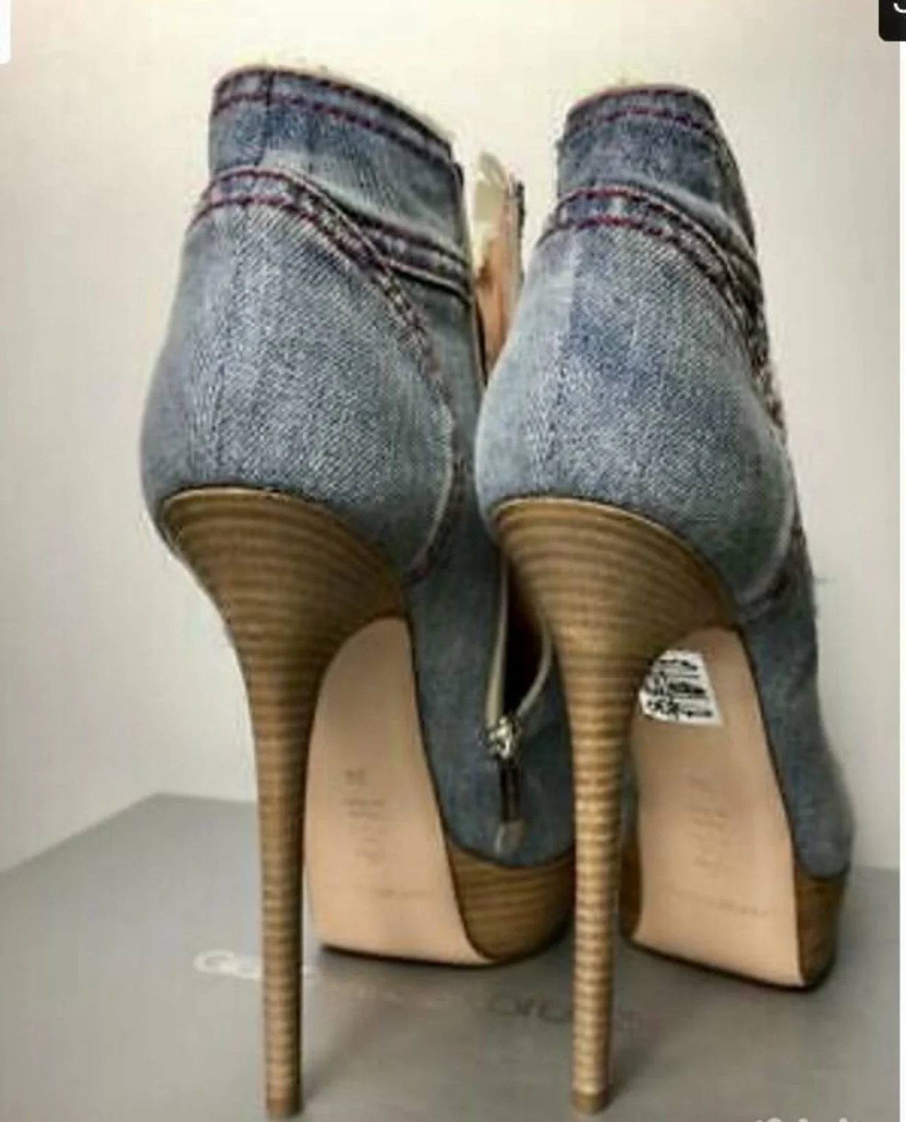 Джинсовые ботильоны Gianmarco Lorenzi 36 p - миниатюра 5