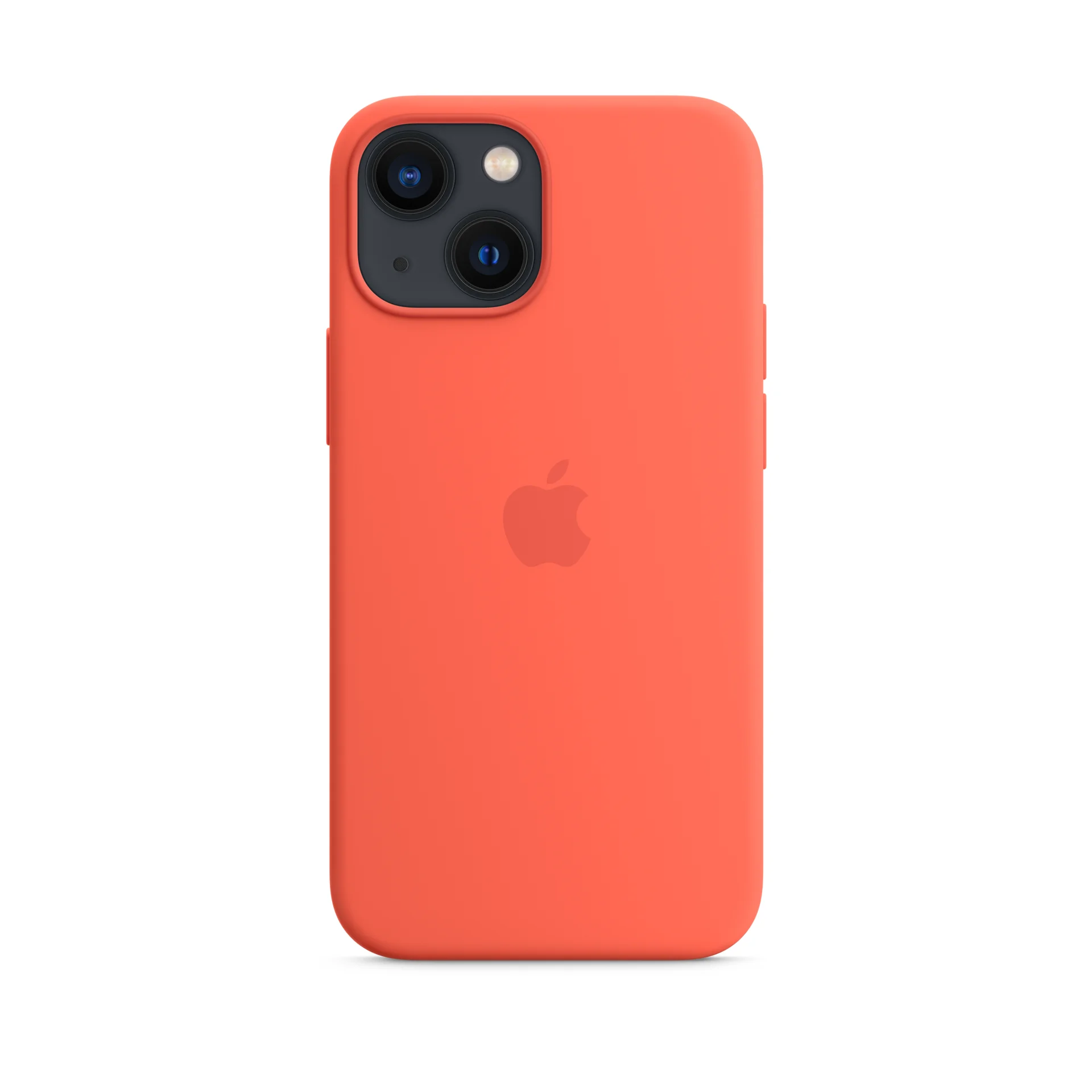 Чехол Apple iPhone 13 mini Silicone Case with MagSafe (Nectarine) - миниатюра 2