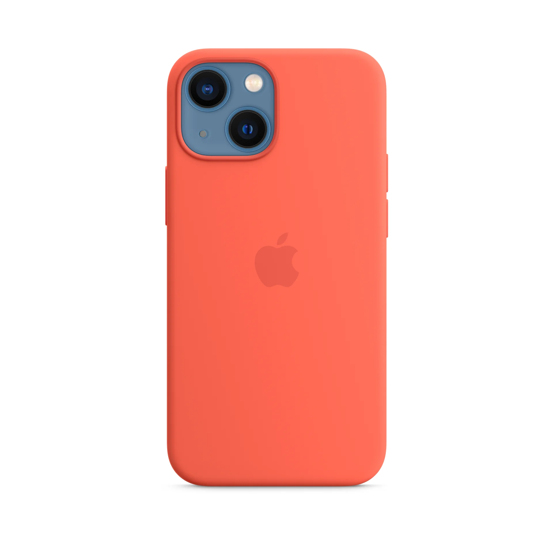 Чехол Apple iPhone 13 mini Silicone Case with MagSafe (Nectarine) - миниатюра 3