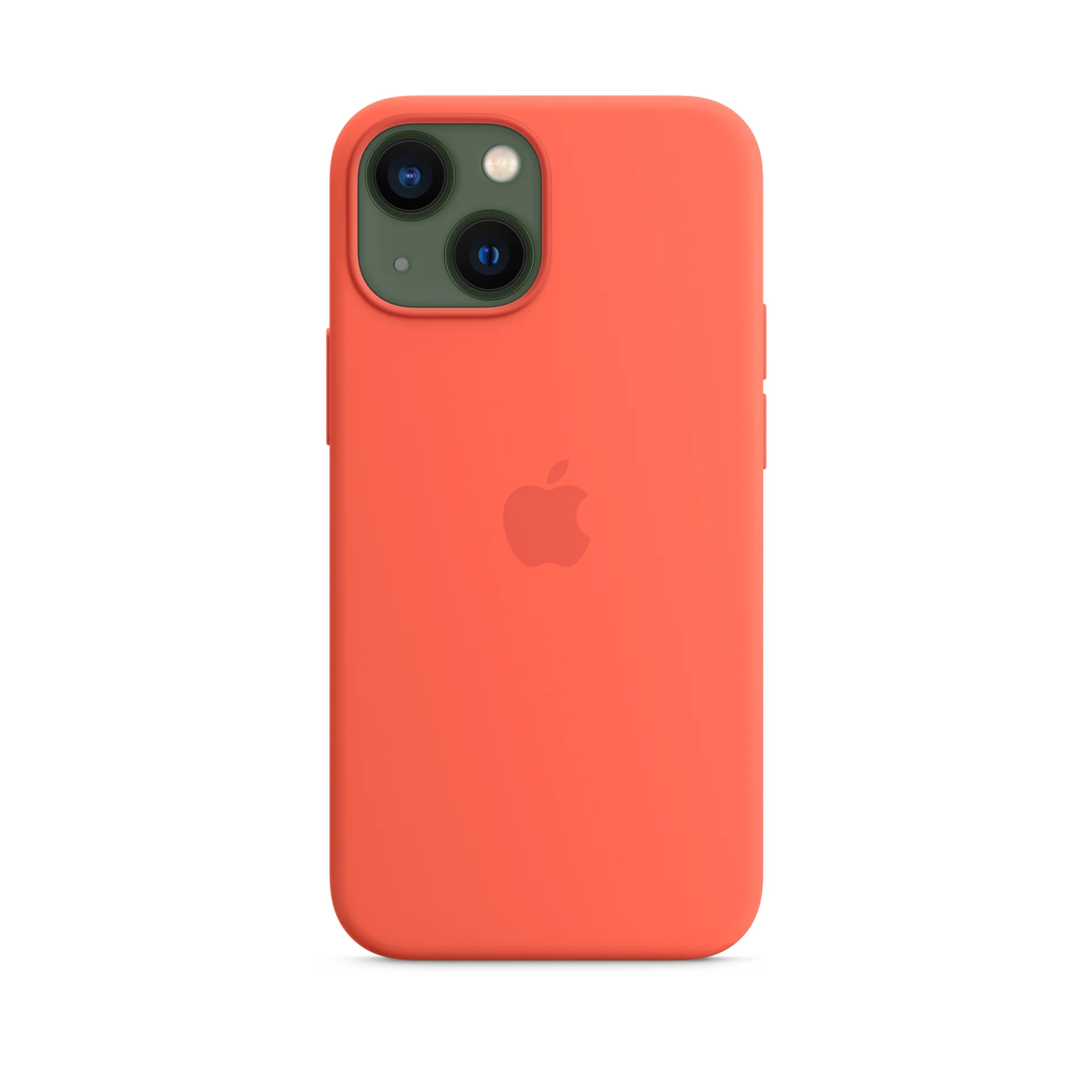 Чехол Apple iPhone 13 mini Silicone Case with MagSafe (Nectarine) - миниатюра 4