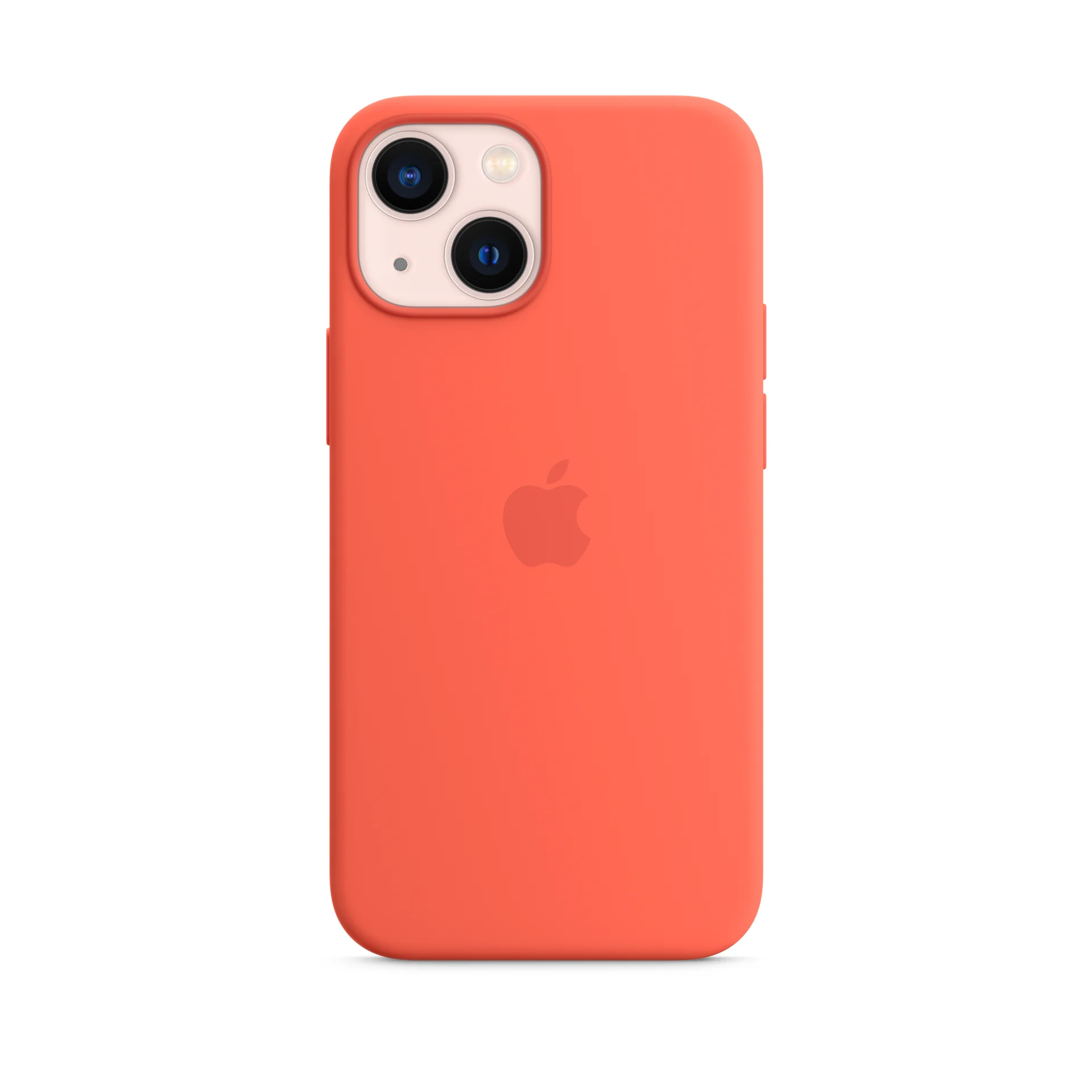 Чехол Apple iPhone 13 mini Silicone Case with MagSafe (Nectarine) - миниатюра 5