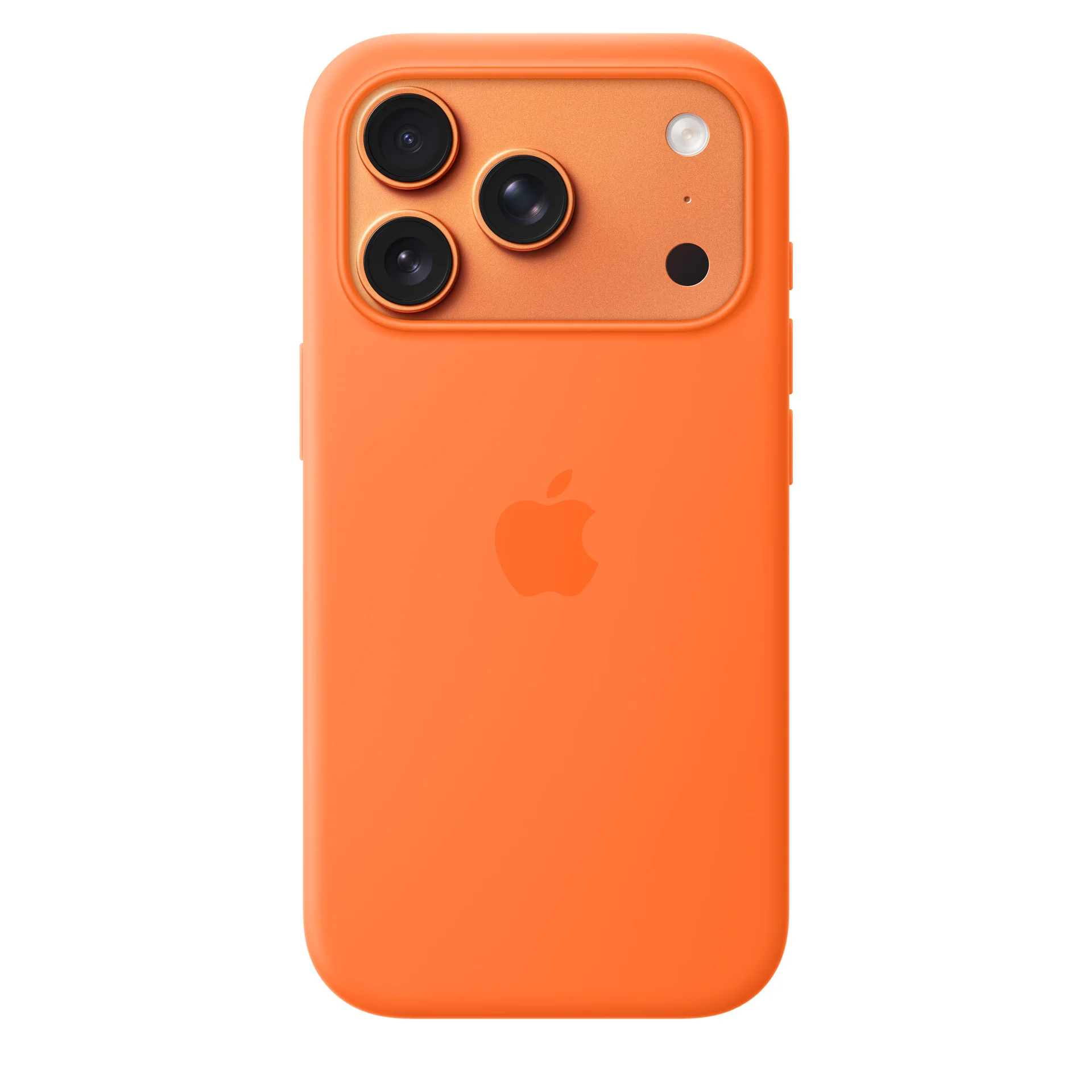 Чехол Apple iPhone 17 Pro Silicone Case with MagSafe (Orange) - миниатюра 2