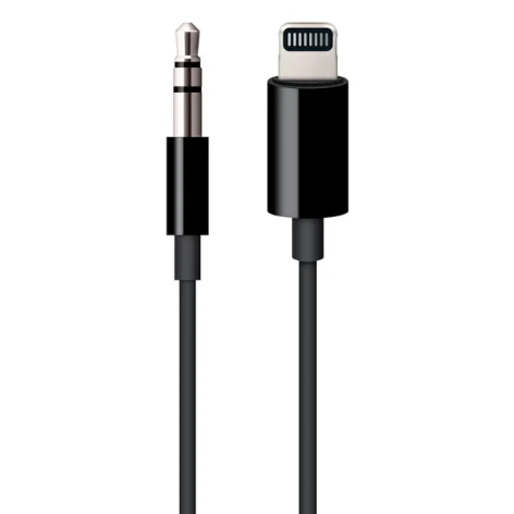 Кабель Apple Lightning to 3.5 mm Audio Cable (1.2m) - Black - изображение 1