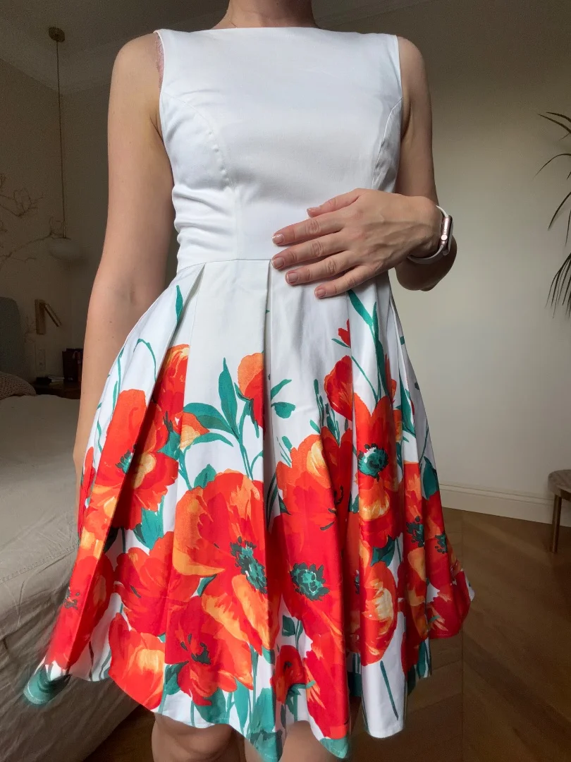 Платье с маками женское р42 - миниатюра 10