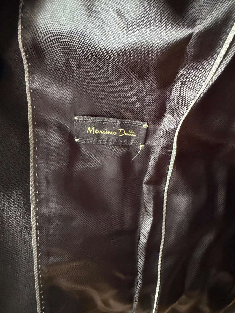 Massimo dutti пиджак черный р36 (рос 42) - миниатюра 6