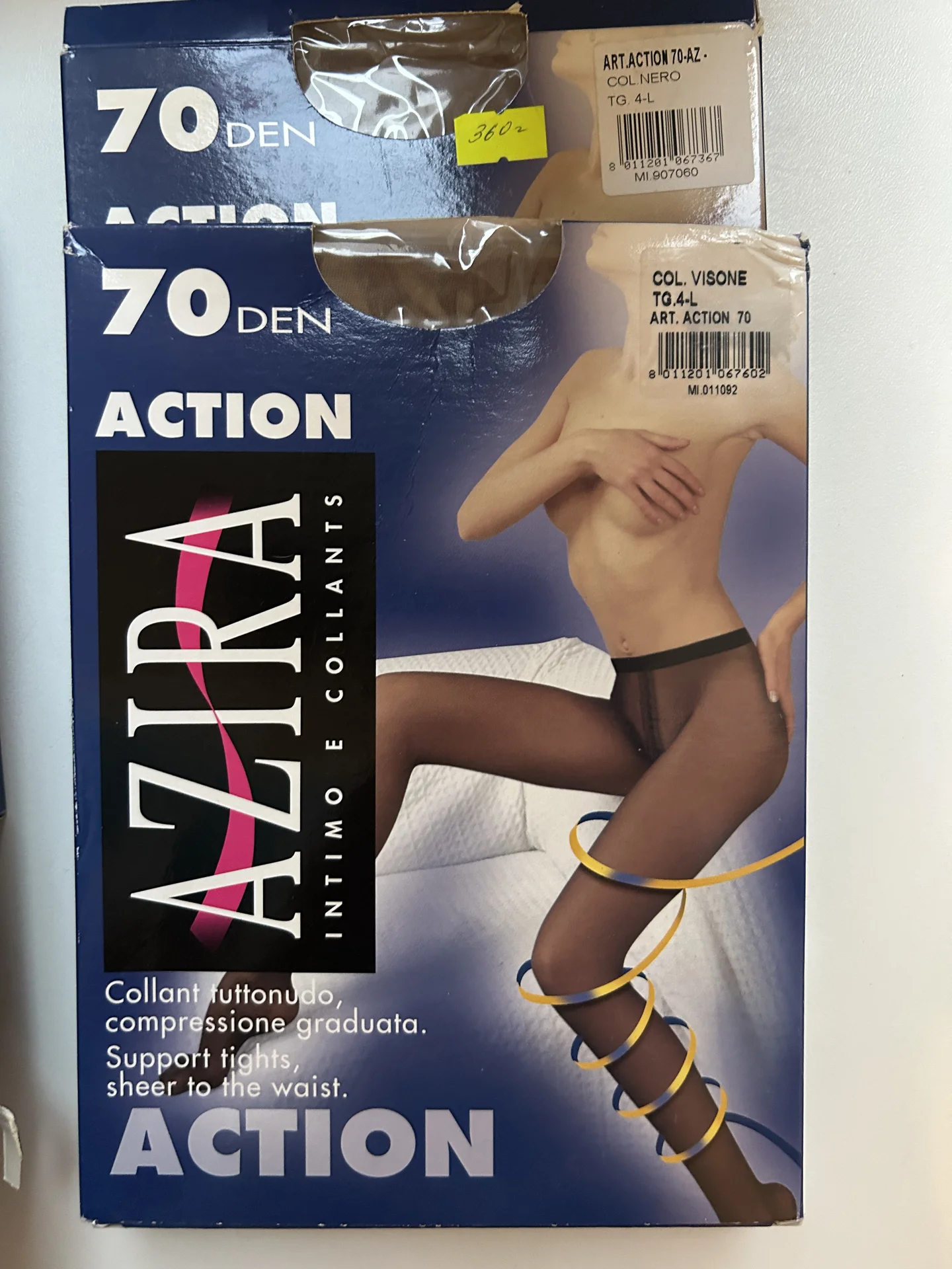 Колготки Италия 4 размер Azira, моделирующие фигур - миниатюра 2