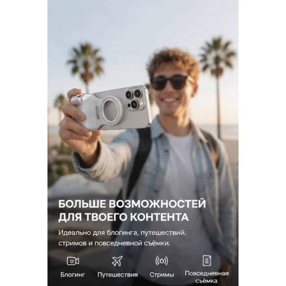 Стабилизатор для телефона Telesin с MagSafe - миниатюра 5