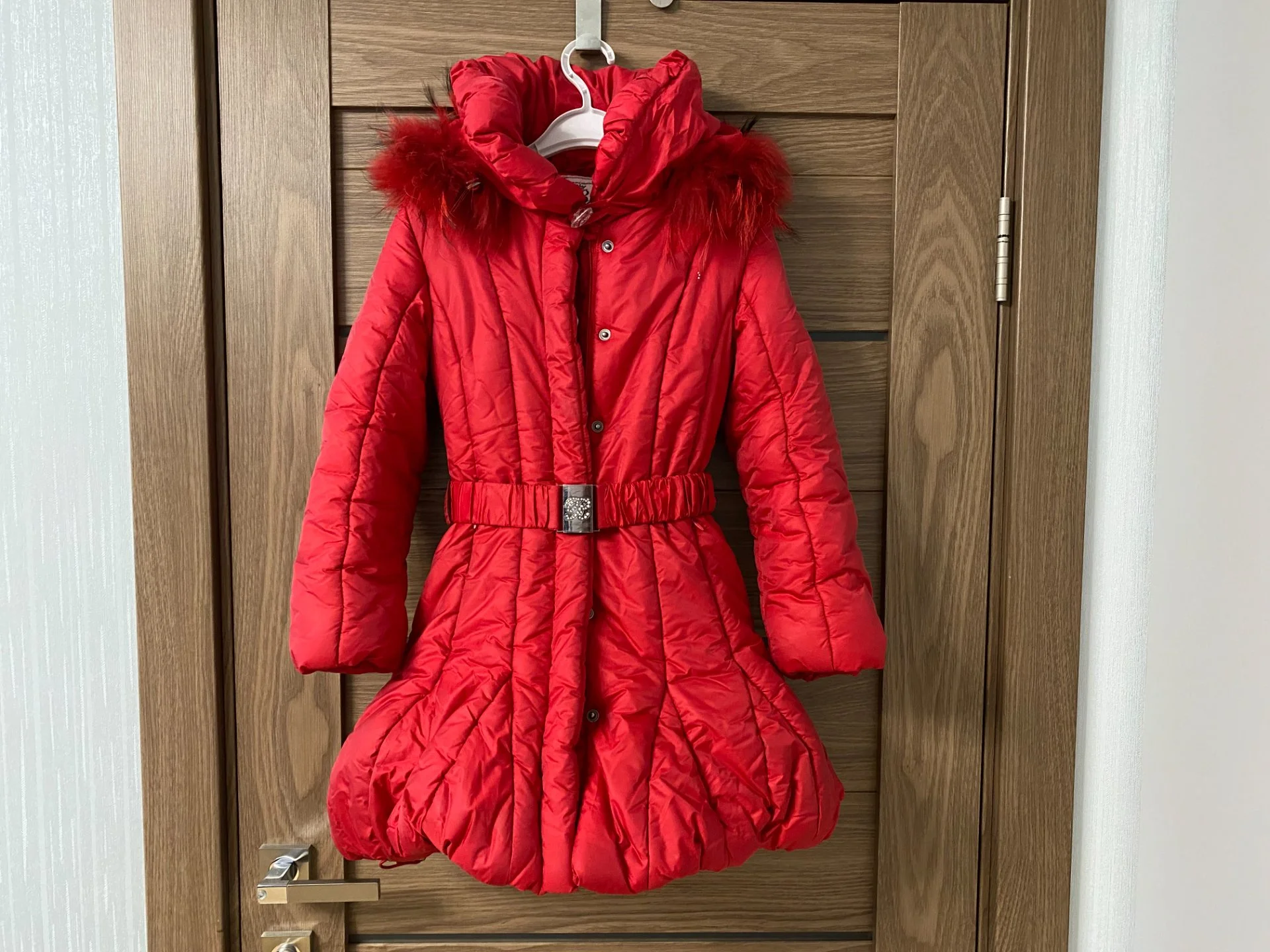 Пальто пуховик куртка зима для девочки Borelli 122 - изображение 1