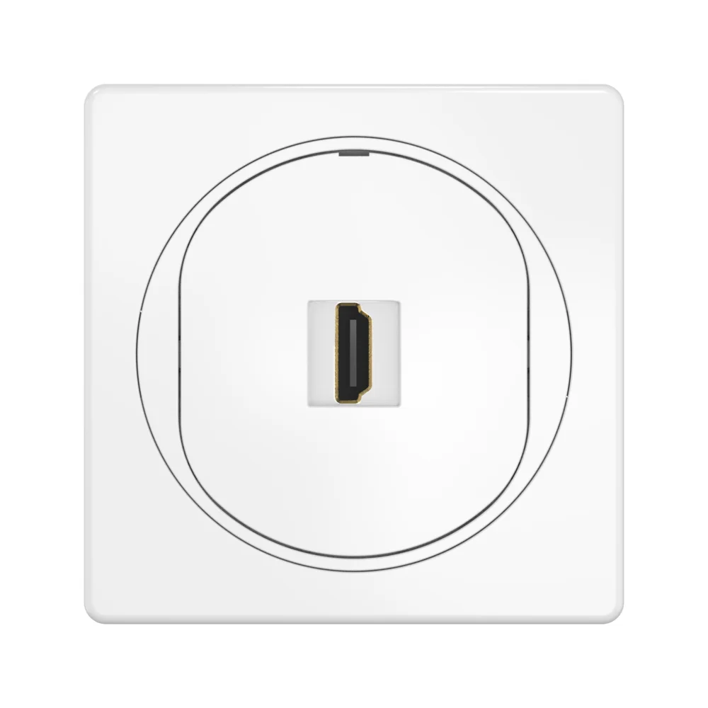Розетка скрытой установки CADUCEUS ALING EON с модулем Keystone HDMI тип A-A - миниатюра 2