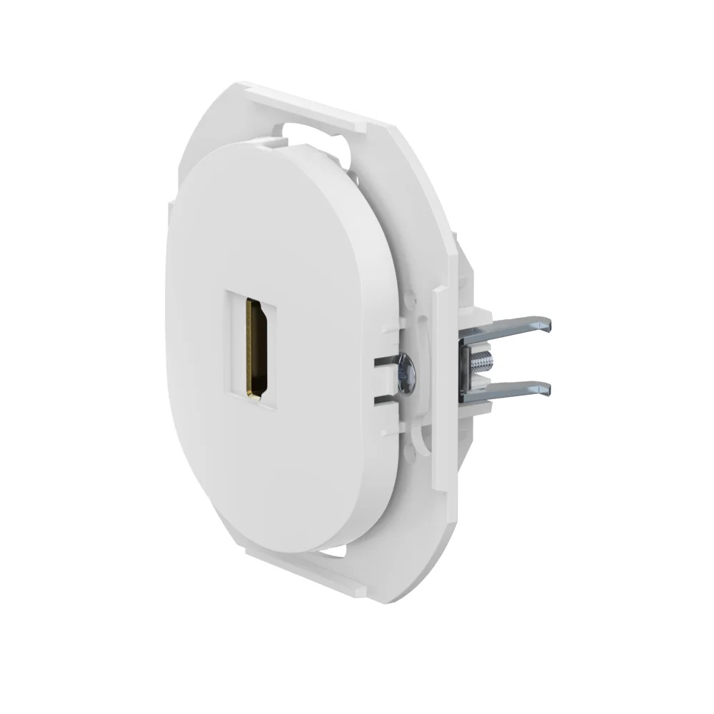 Розетка скрытой установки CADUCEUS ALING EON с модулем Keystone HDMI тип A-A, механизм - изображение 1