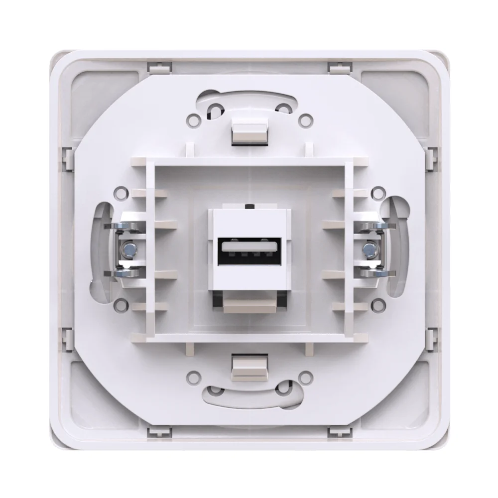 Розетка скрытой установки CADUCEUS ALING EON с модулем Keystone USB 2.0 тип A-A - миниатюра 3