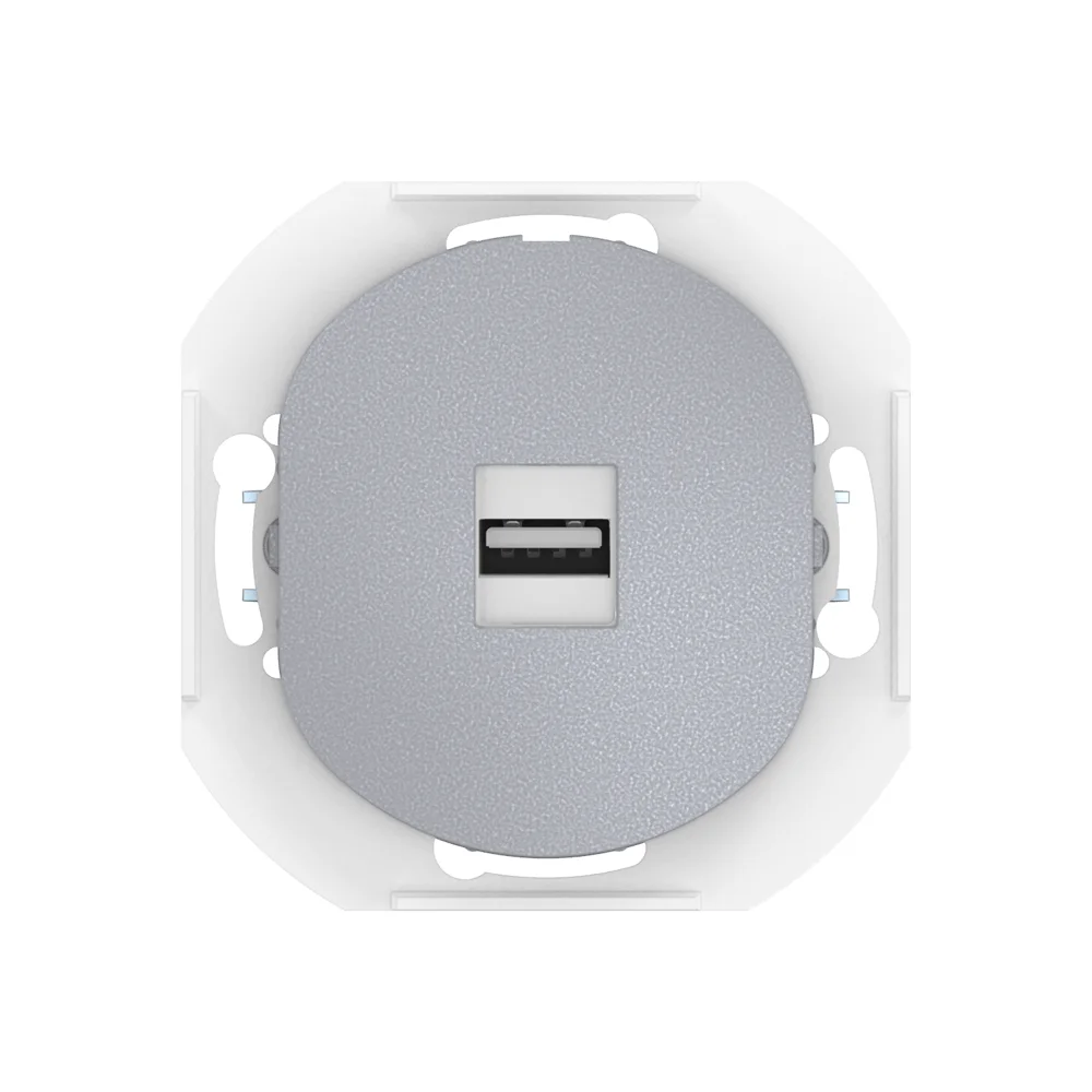 Розетка скрытой установки CADUCEUS ALING EON с модулем Keystone USB 2.0 тип A-A, механизм - миниатюра 5