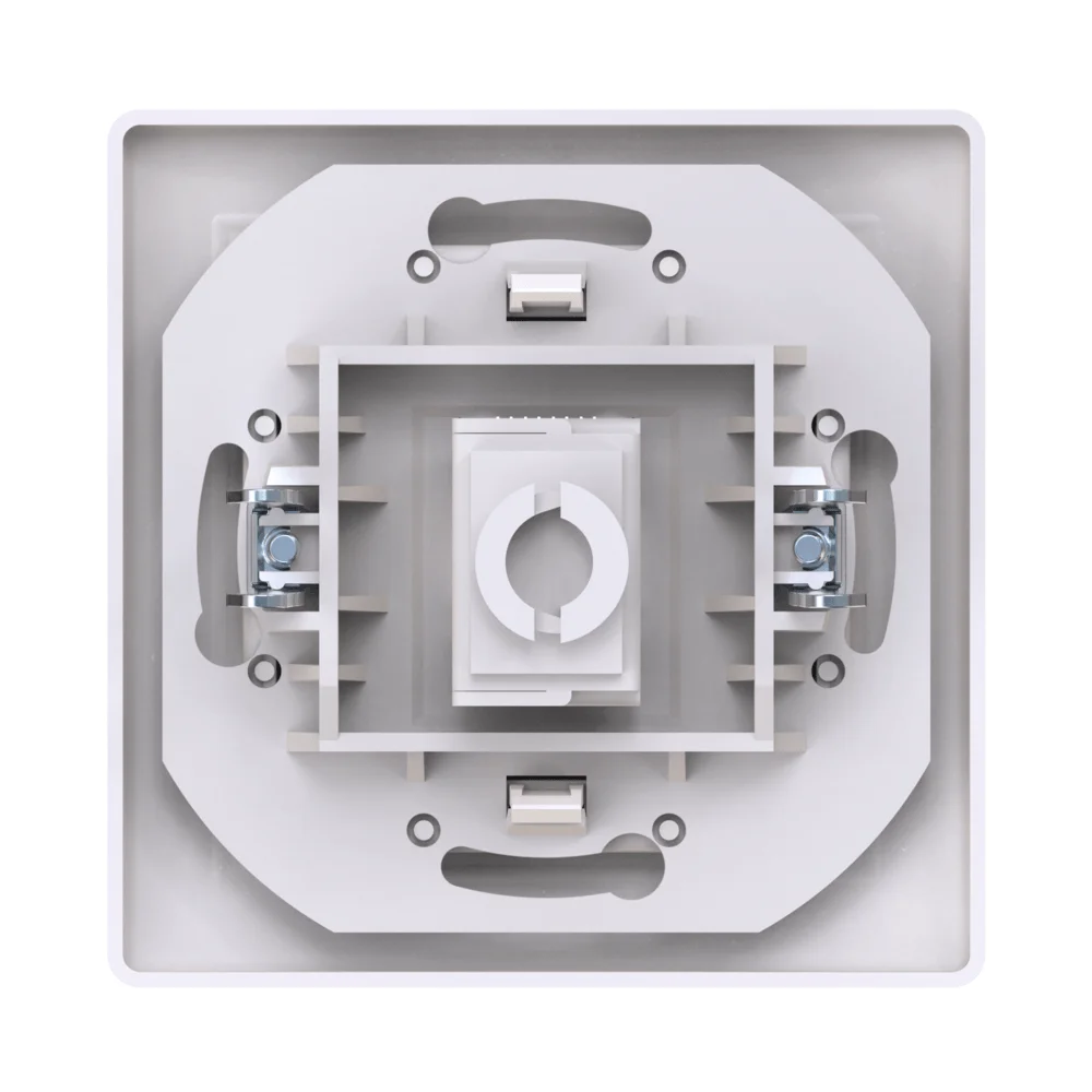 Розетка скрытой установки CADUCEUS ALING PRESTIGE компьютерная с модулем Keystone RJ45 8P8C - миниатюра 3
