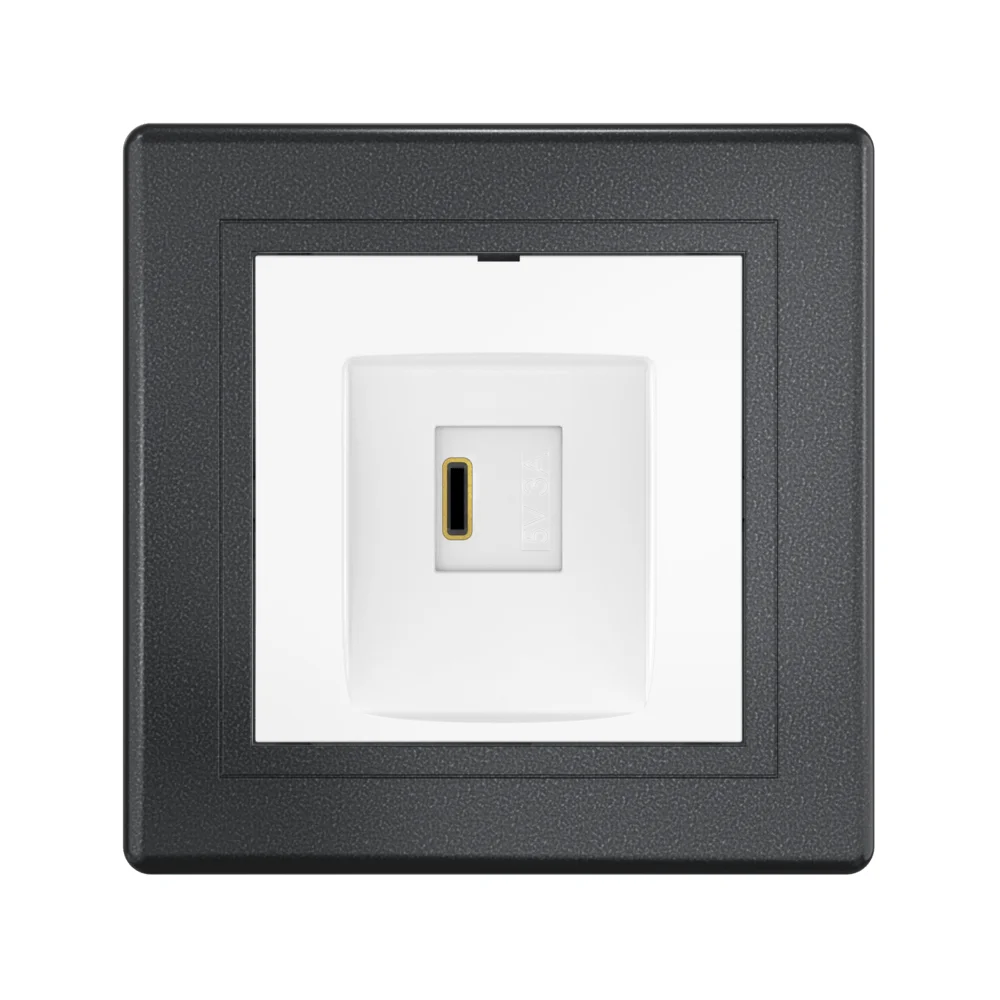 Розетка скрытой установки CADUCEUS ALING PRESTIGE USB, тип С, для зарядки 1-го устройства, 3А - миниатюра 7