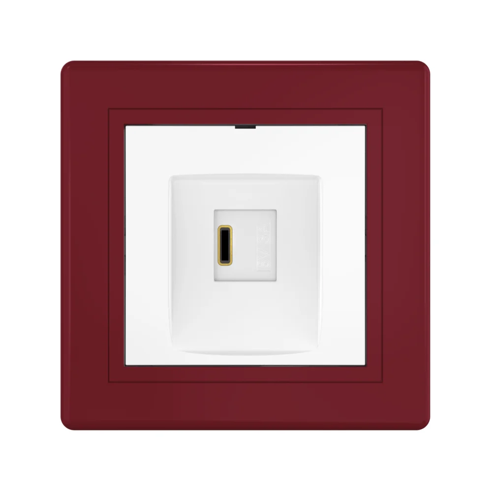 Розетка скрытой установки CADUCEUS ALING PRESTIGE USB, тип С, для зарядки 1-го устройства, 3А - миниатюра 10