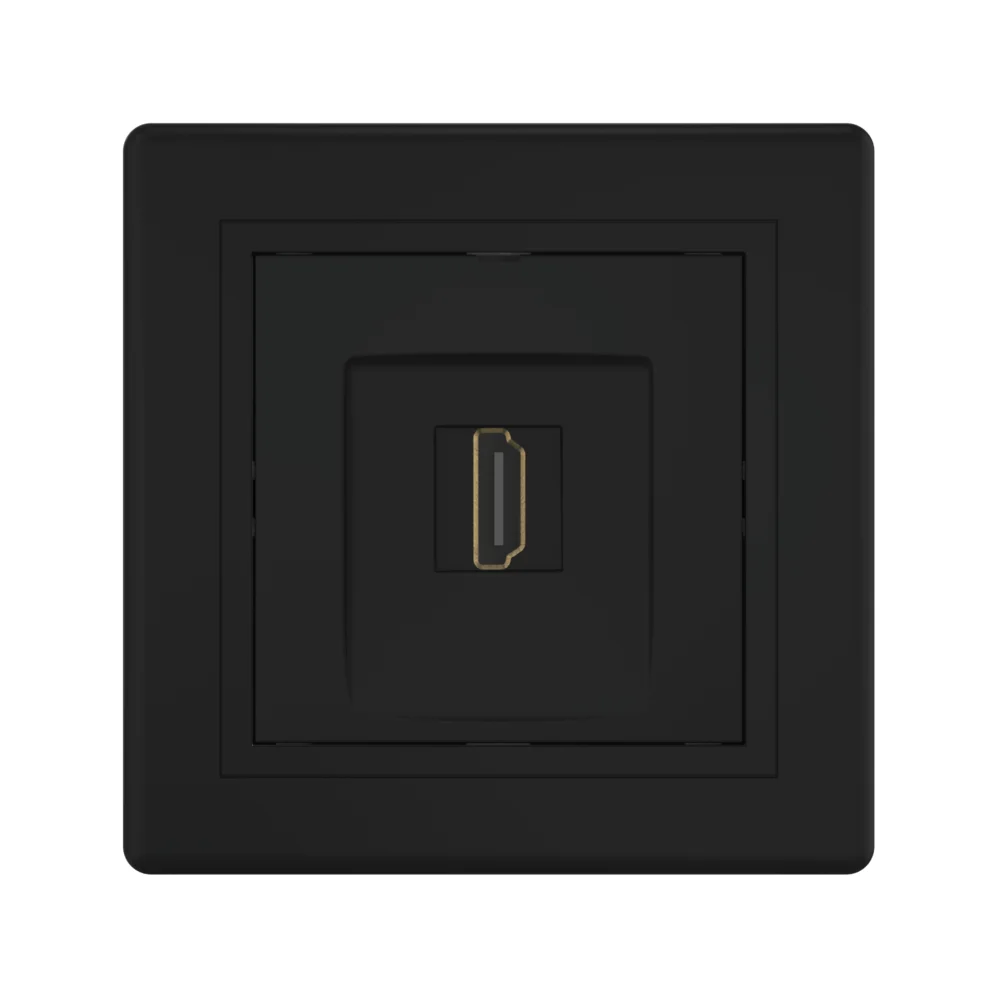 Розетка скрытой установки CADUCEUS ALING PRESTIGE с модулем Keystone HDMI тип A-A - миниатюра 5