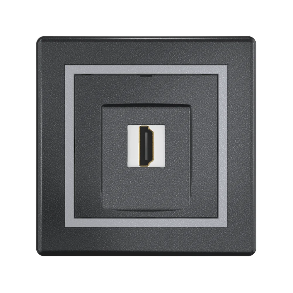 Розетка скрытой установки CADUCEUS ALING PRESTIGE с модулем Keystone HDMI тип A-A - миниатюра 6