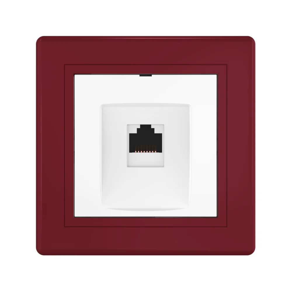 Розетка скрытой установки CADUCEUS ALING PRESTIGE компьютерная с модулем Keystone RJ45 8P8C, cat.6A - миниатюра 9
