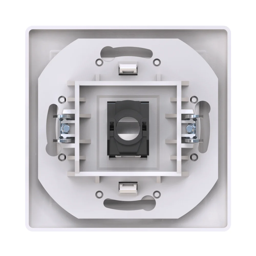 Розетка скрытой установки CADUCEUS ALING PRESTIGE компьютерная с модулем Keystone RJ45 8P8C cat.6 - миниатюра 3