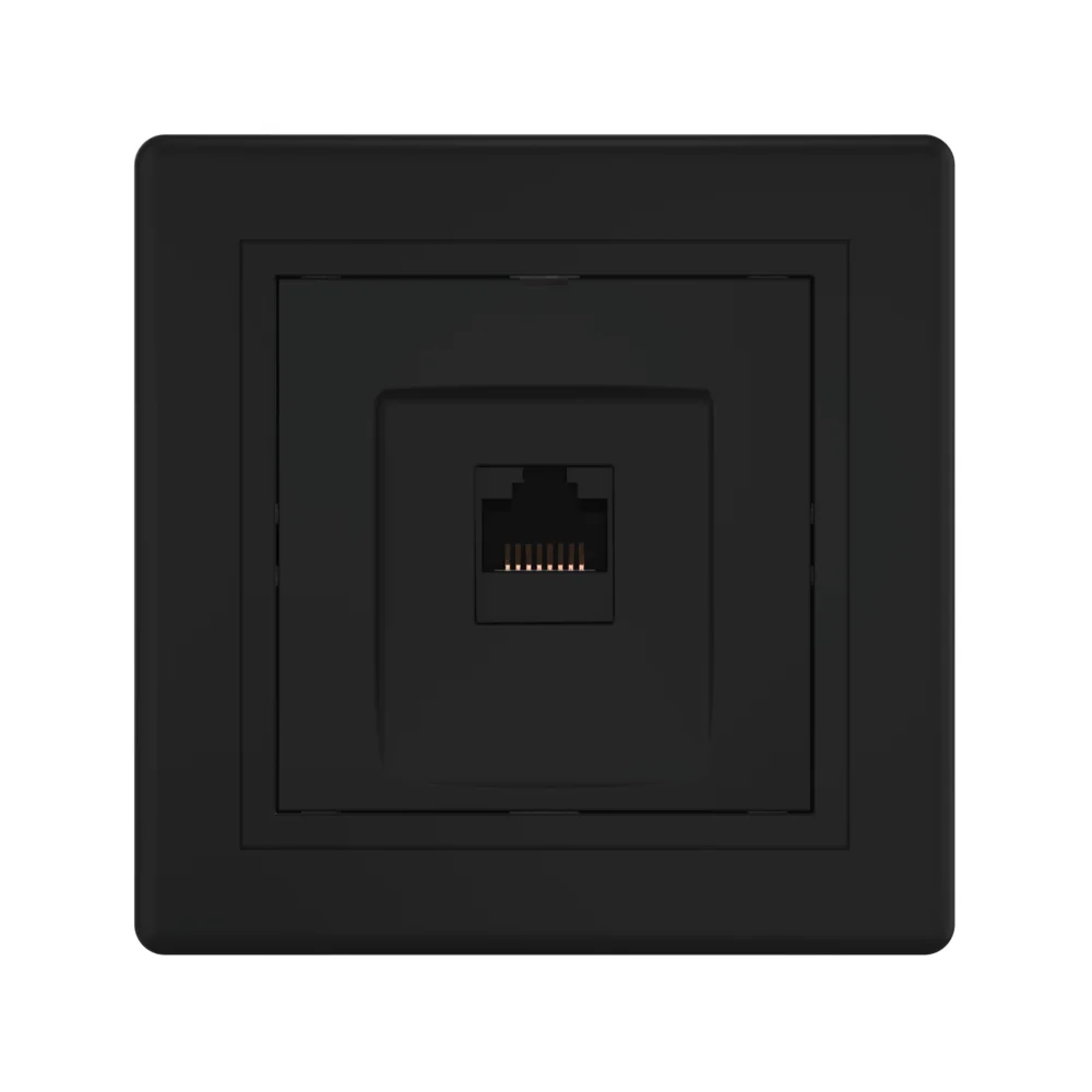 Розетка скрытой установки CADUCEUS ALING PRESTIGE компьютерная с модулем Keystone RJ45 8P8C, cat.6 - миниатюра 6