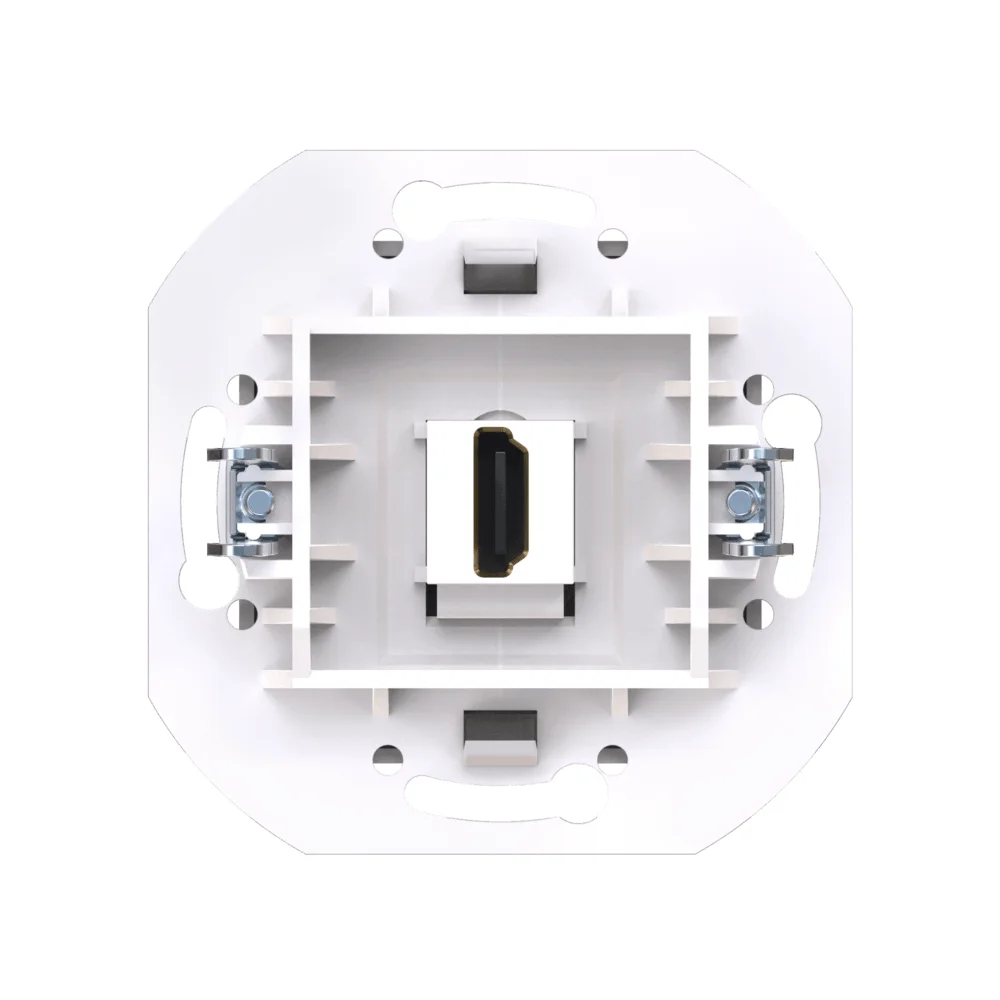Розетка скрытой установки CADUCEUS ALING PRESTIGE с модулем Keystone HDMI тип A-A, механизм - миниатюра 3