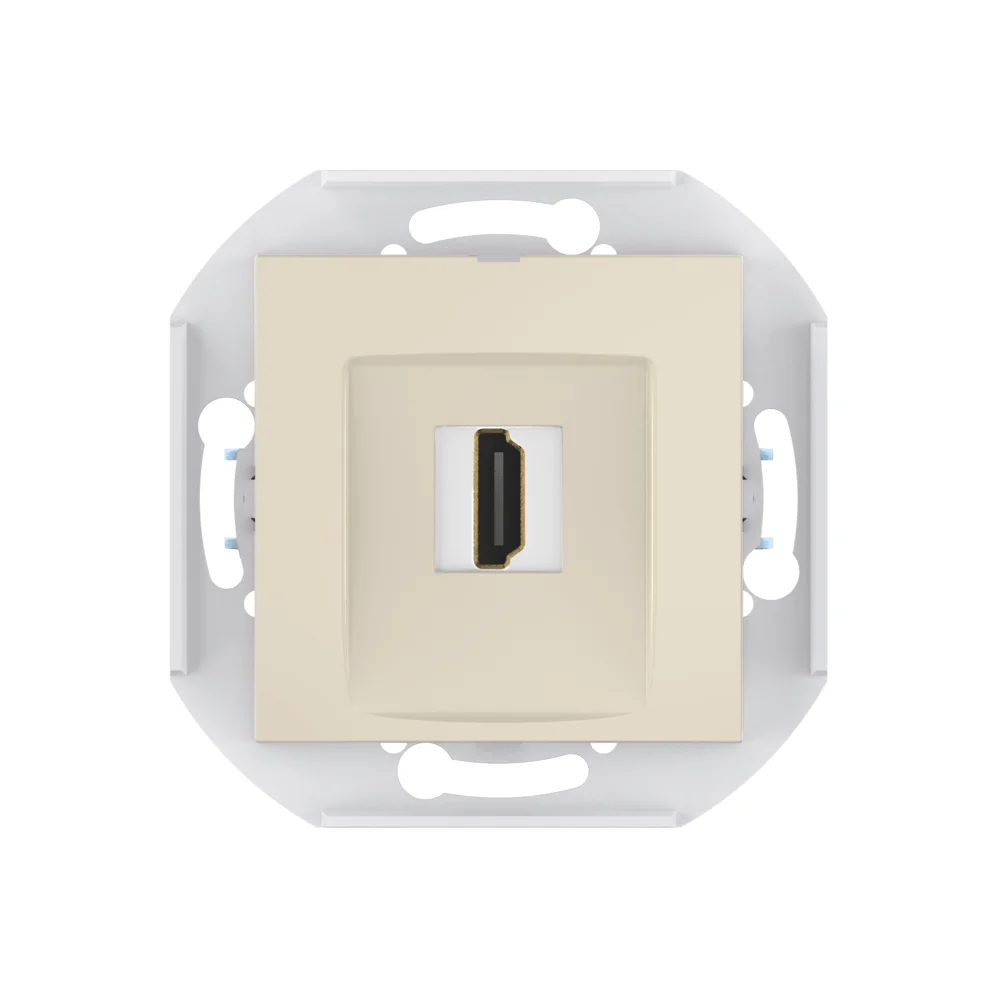Розетка скрытой установки CADUCEUS ALING PRESTIGE с модулем Keystone HDMI тип A-A, механизм - миниатюра 4