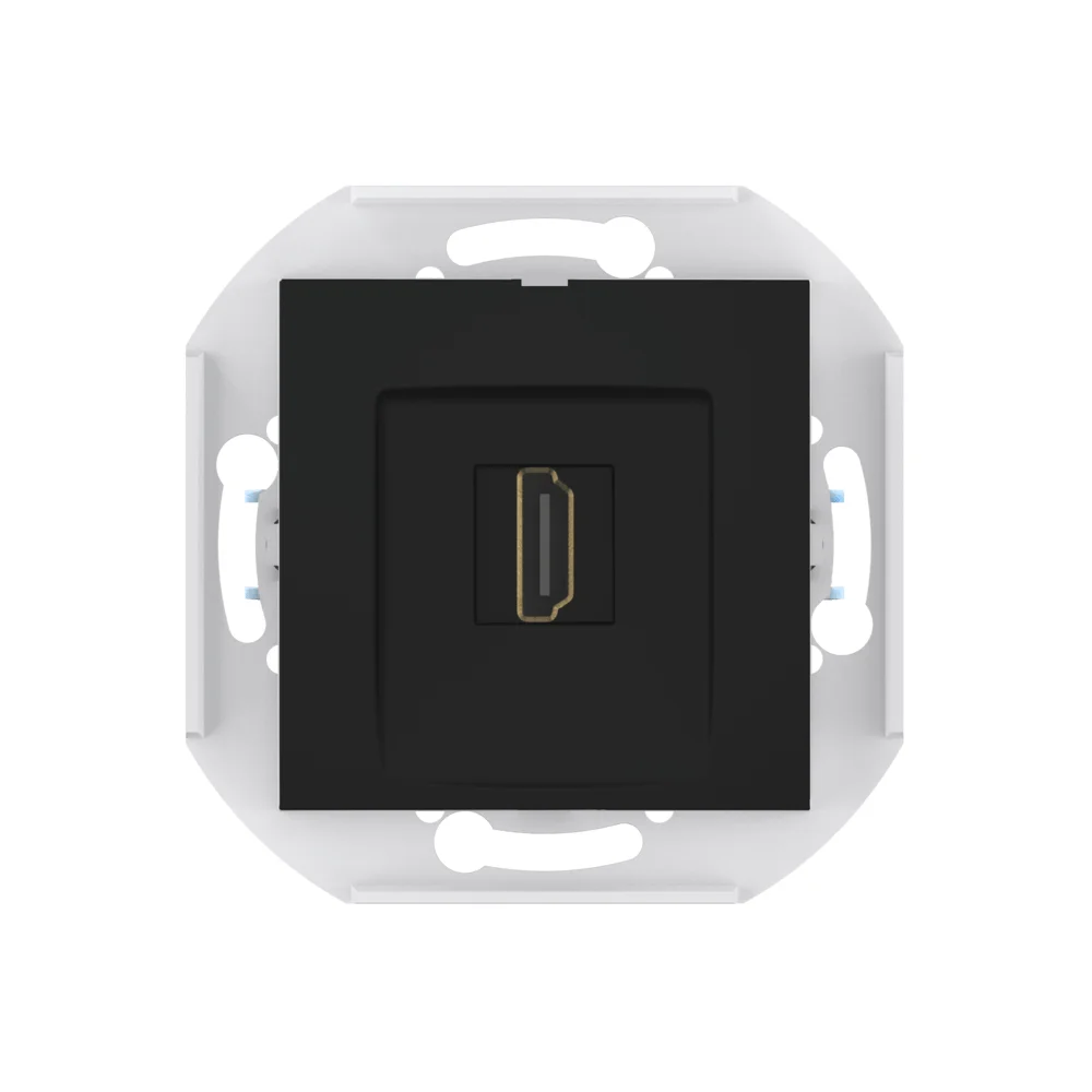 Розетка скрытой установки CADUCEUS ALING PRESTIGE с модулем Keystone HDMI тип A-A, механизм - миниатюра 6