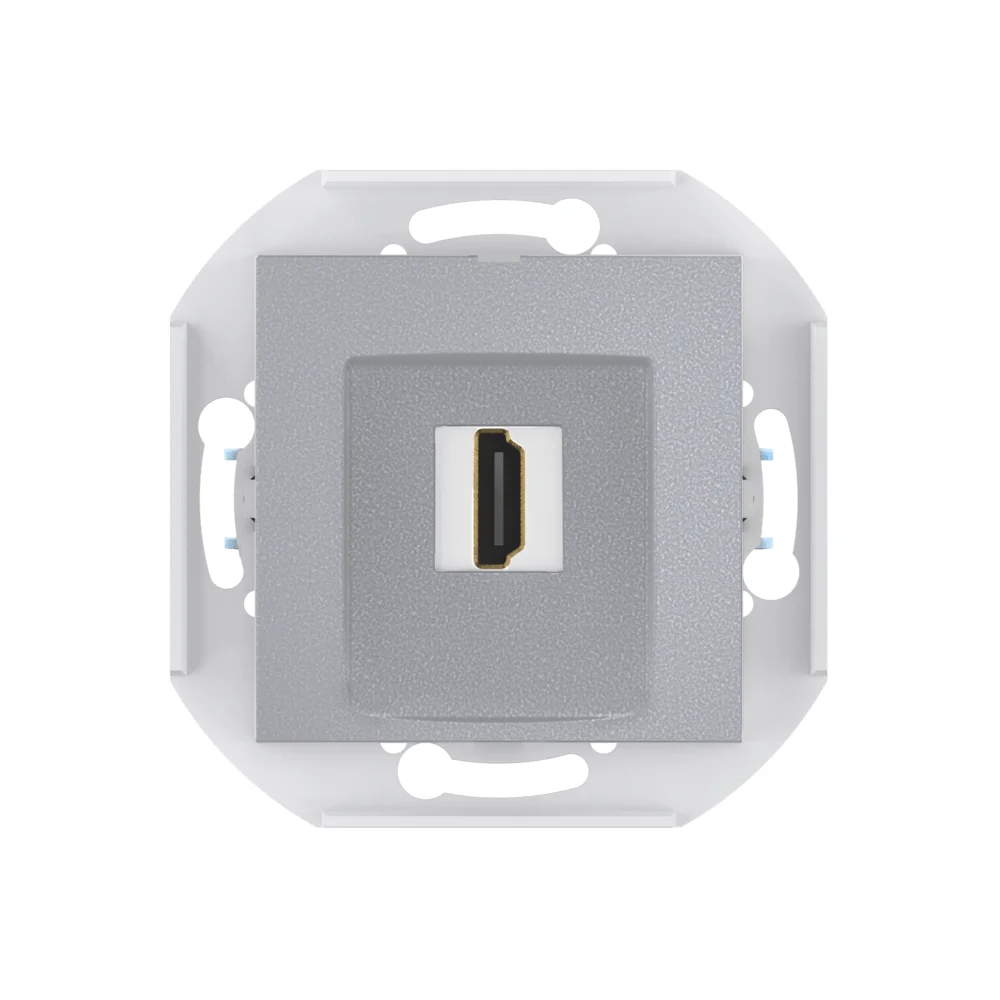 Розетка скрытой установки CADUCEUS ALING PRESTIGE с модулем Keystone HDMI тип A-A, механизм - миниатюра 7