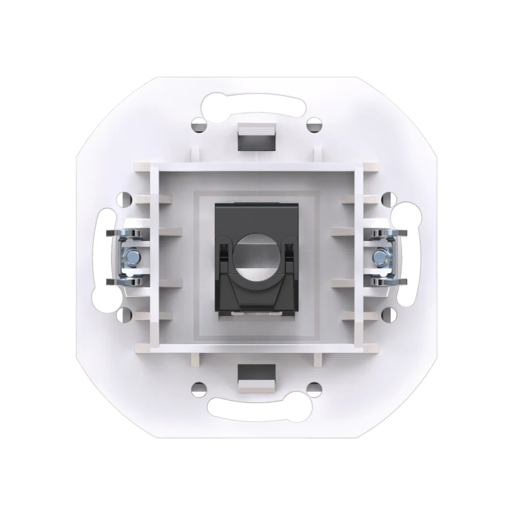 Розетка скрытой установки CADUCEUS ALING PRESTIGE компьютерная с модулем Keystone RJ45 8P8C, cat.6 - миниатюра 3