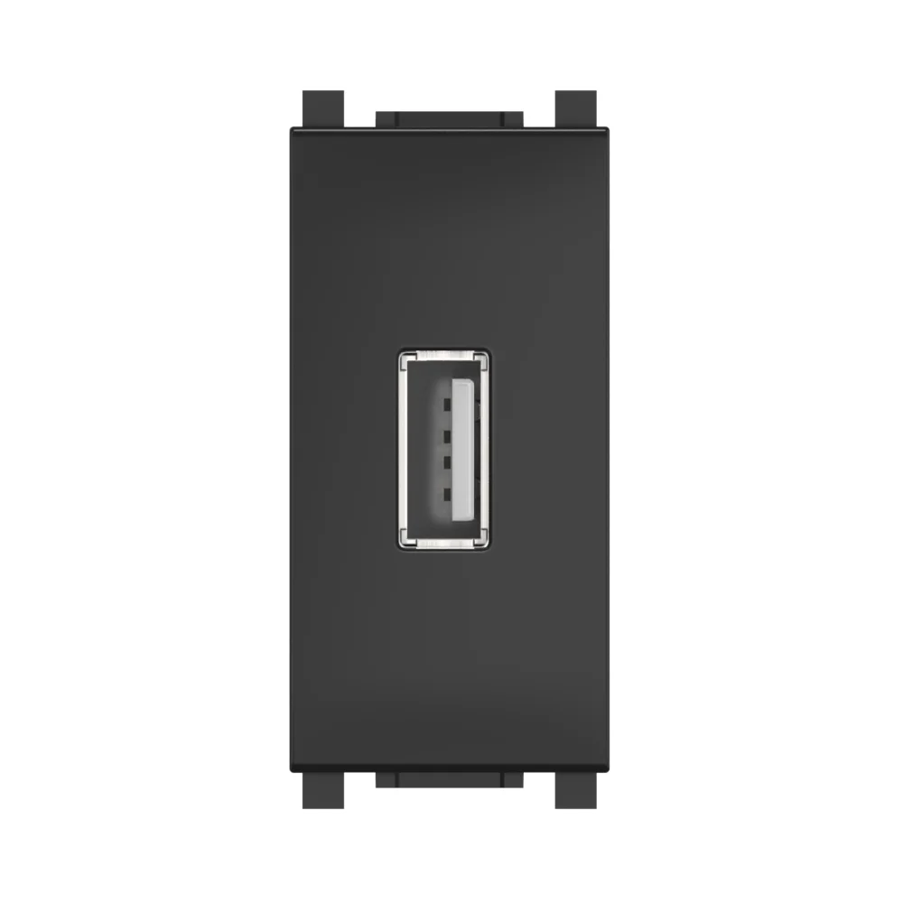 Розетка USB 2.0 тип А CADUCEUS ALING EXPERIENCE для скрытой проводки, для зарядки 1-го устройства - миниатюра 4