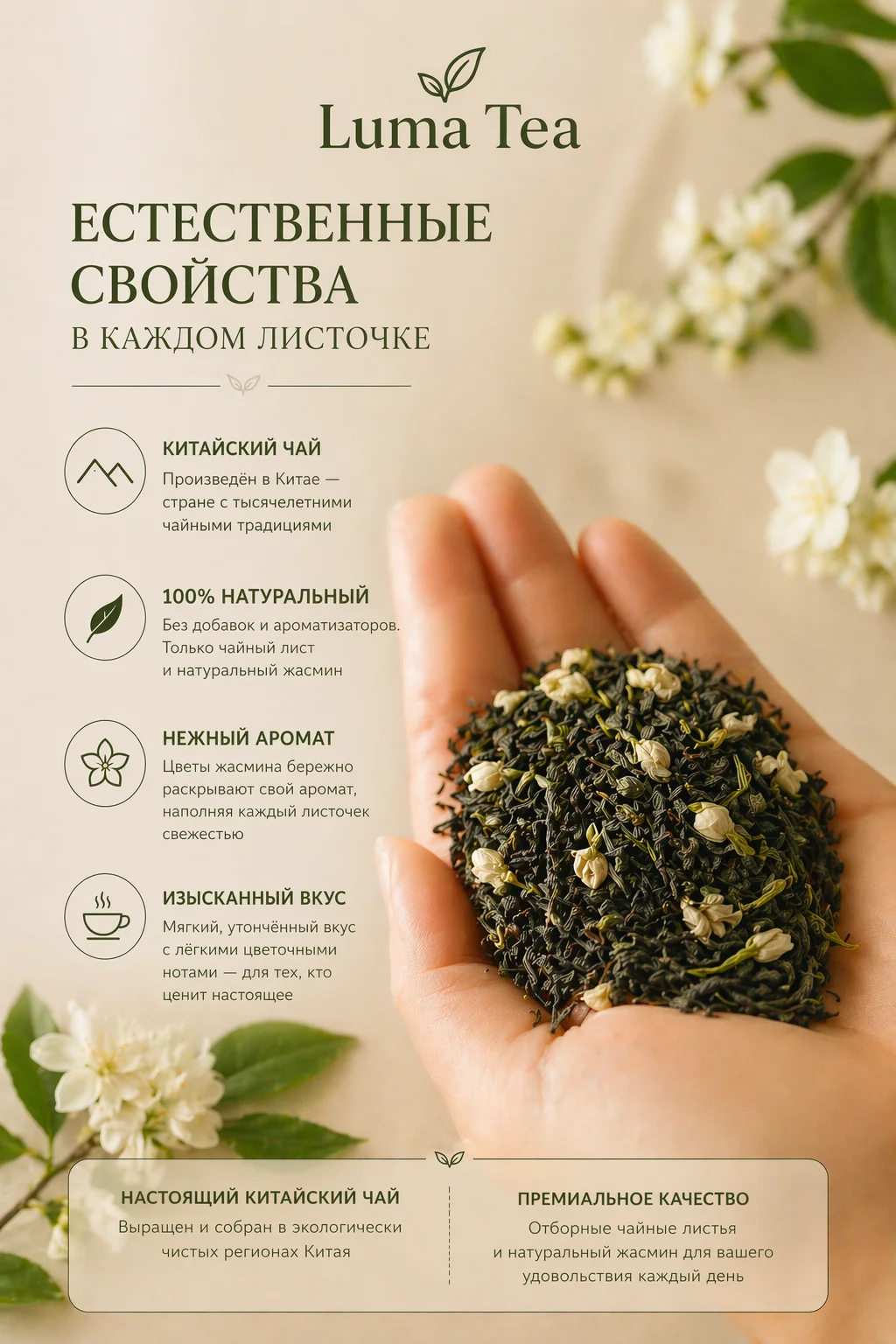 Зеленый чай с жасмином - миниатюра 2