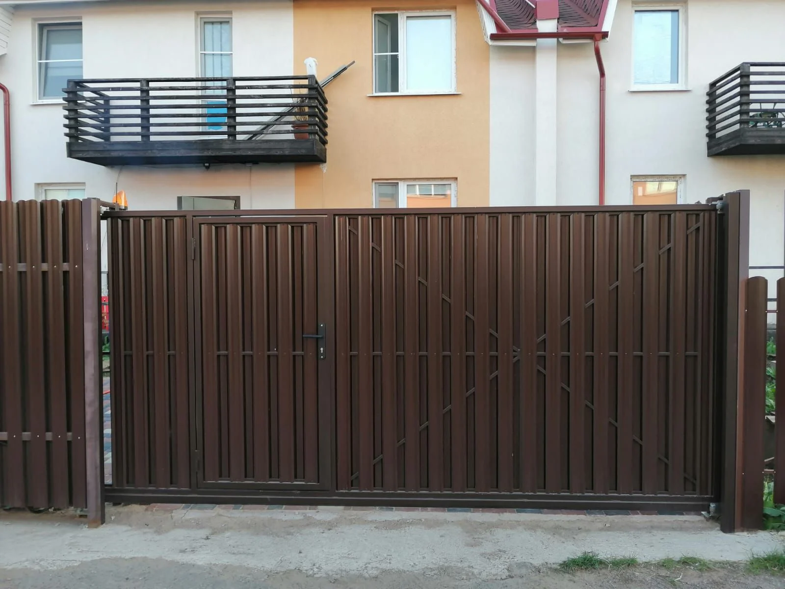 Откатные ворота под ключ - миниатюра 15